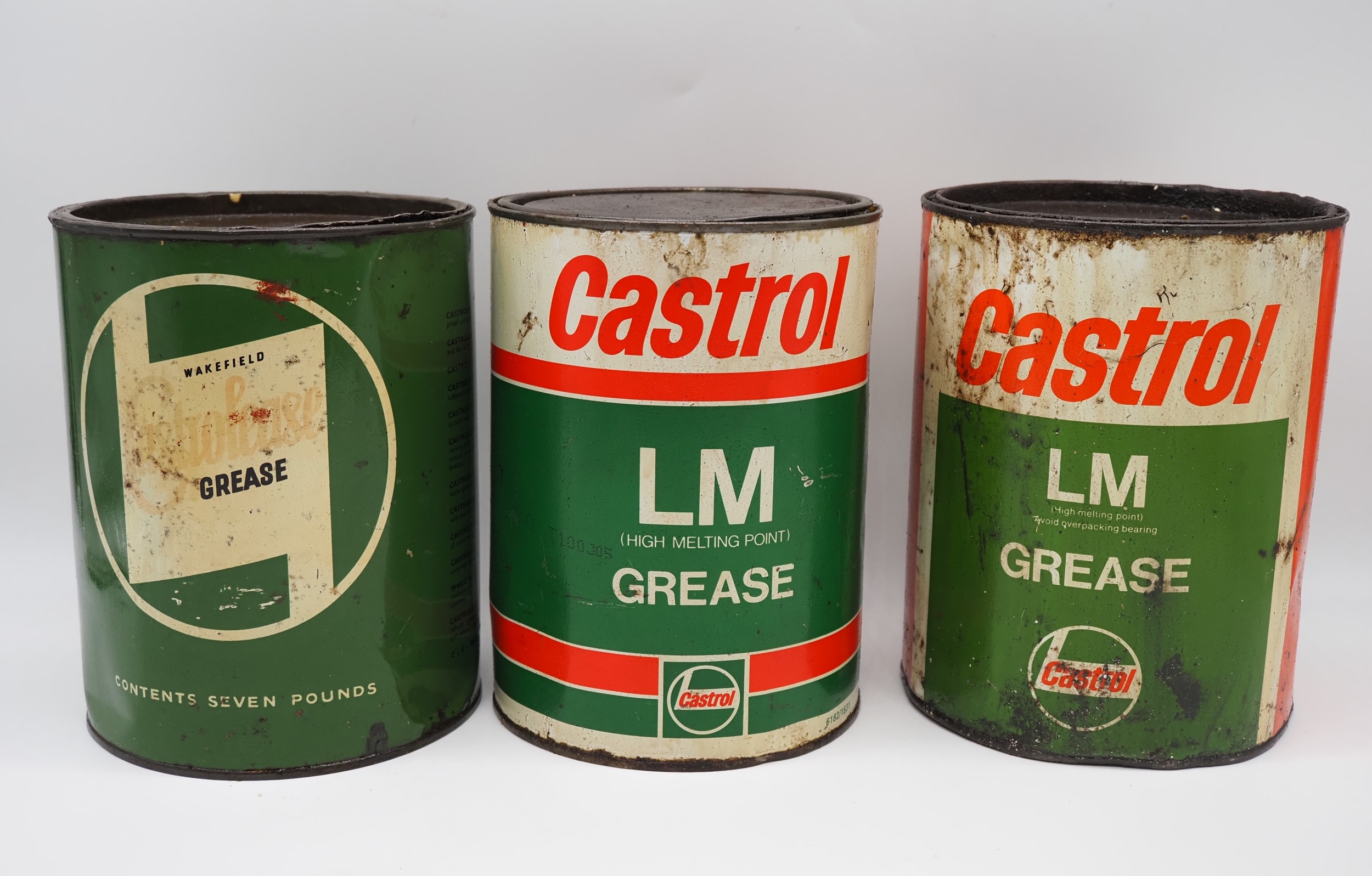 Castrol 7lb grease tins - 3