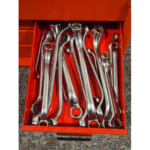 Britool metal toolbox complete with key and contents of Britool sockets ...