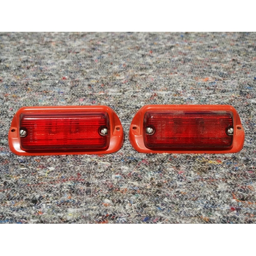 Pair of Massey Ferguson Butler mudguard mounted rear lights