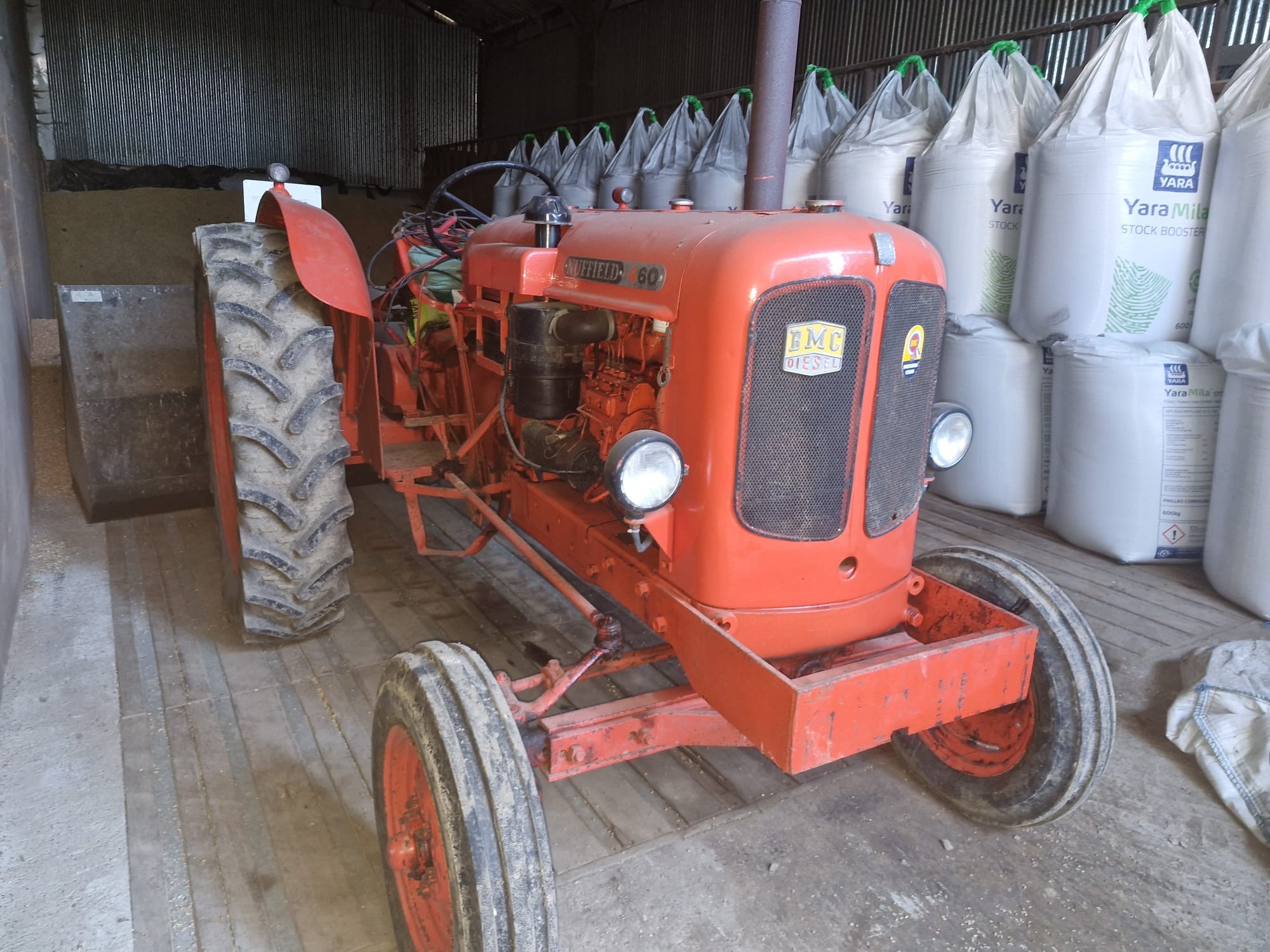 Nuffield 460 tractor. Runs and drives, in good working order. Used ...