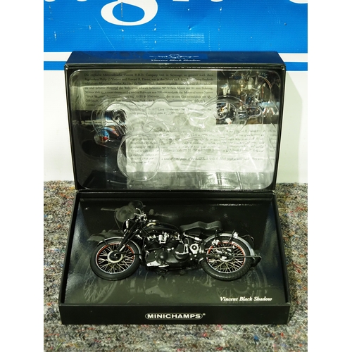 Minichamps Vincent Black Shadow 1:12 scale model in box