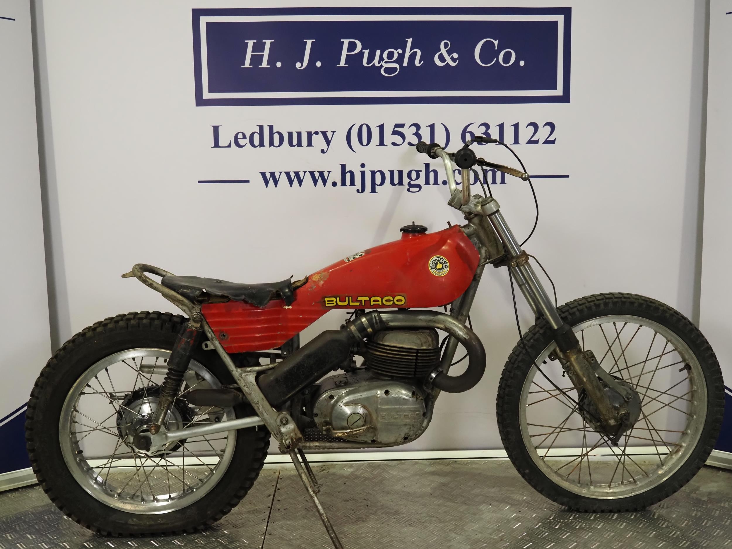 Bultaco Sherpa model 80 trials motorcycle. 1971. 250cc Frame No. B ...
