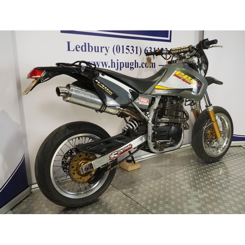 CCM 640E Supermoto motorcycle. 2000. 598cc Engine turns over with ...