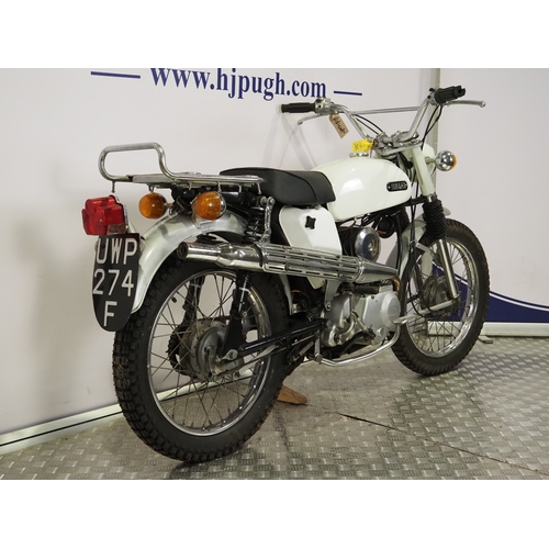 Yamaha RD Trialmaster motorcycle. 1968. 100cc Frame No. L5-002864 ...