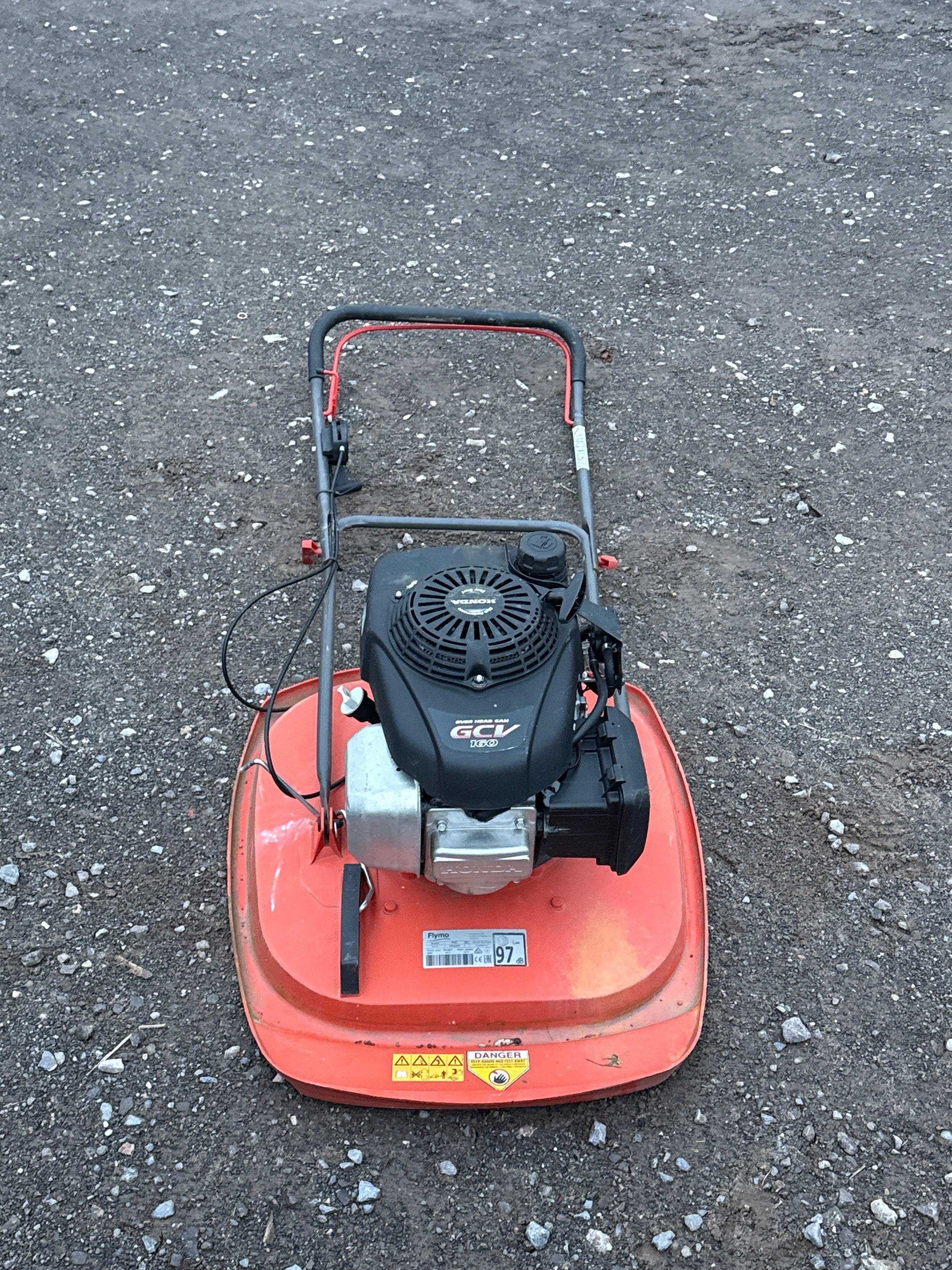 Flymo with petrol Honda engine