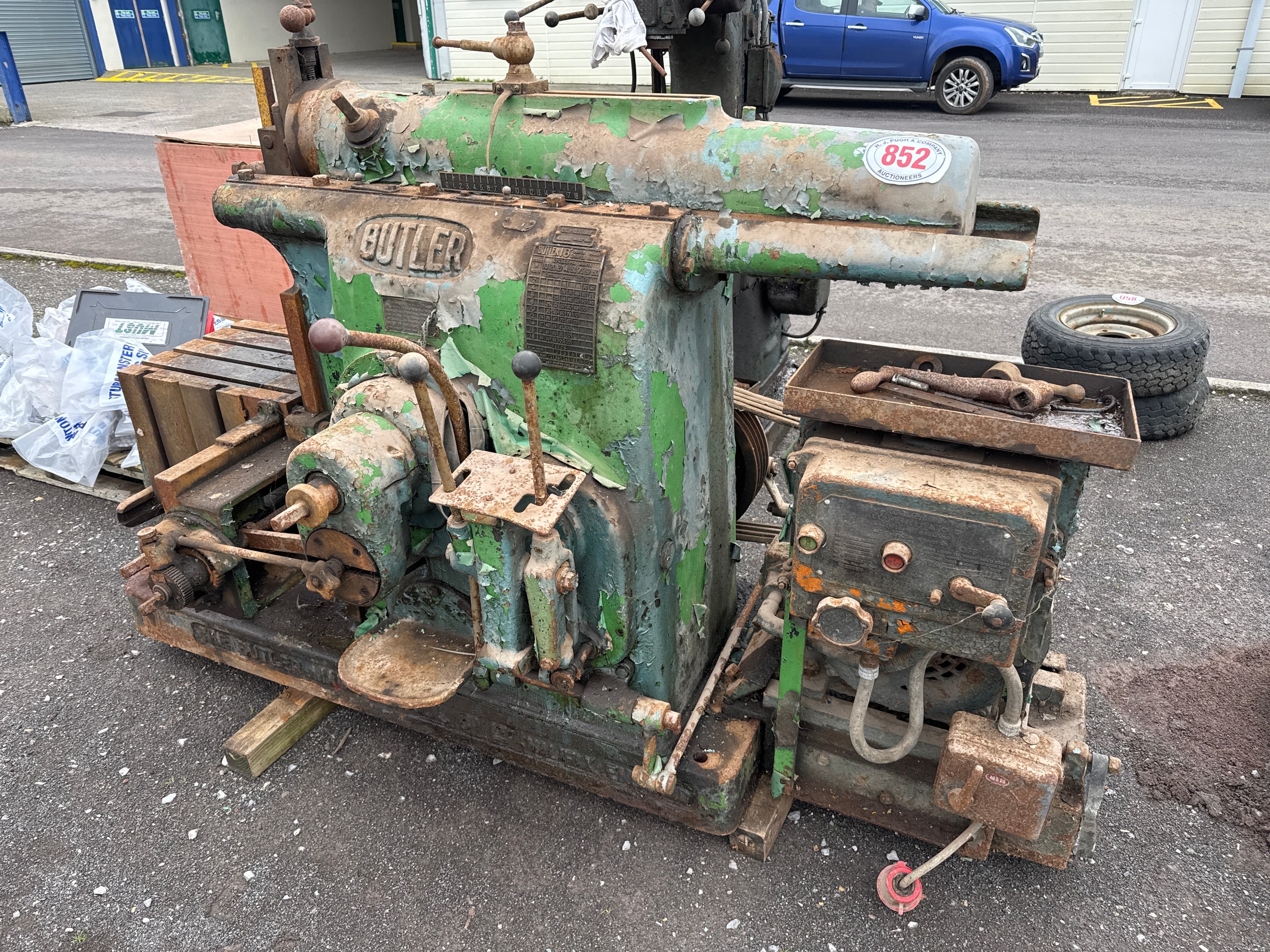 Butler shaper machine. Working when taken out of use 2 years