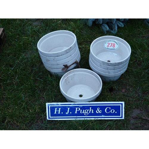 278 - Clay pots - 10