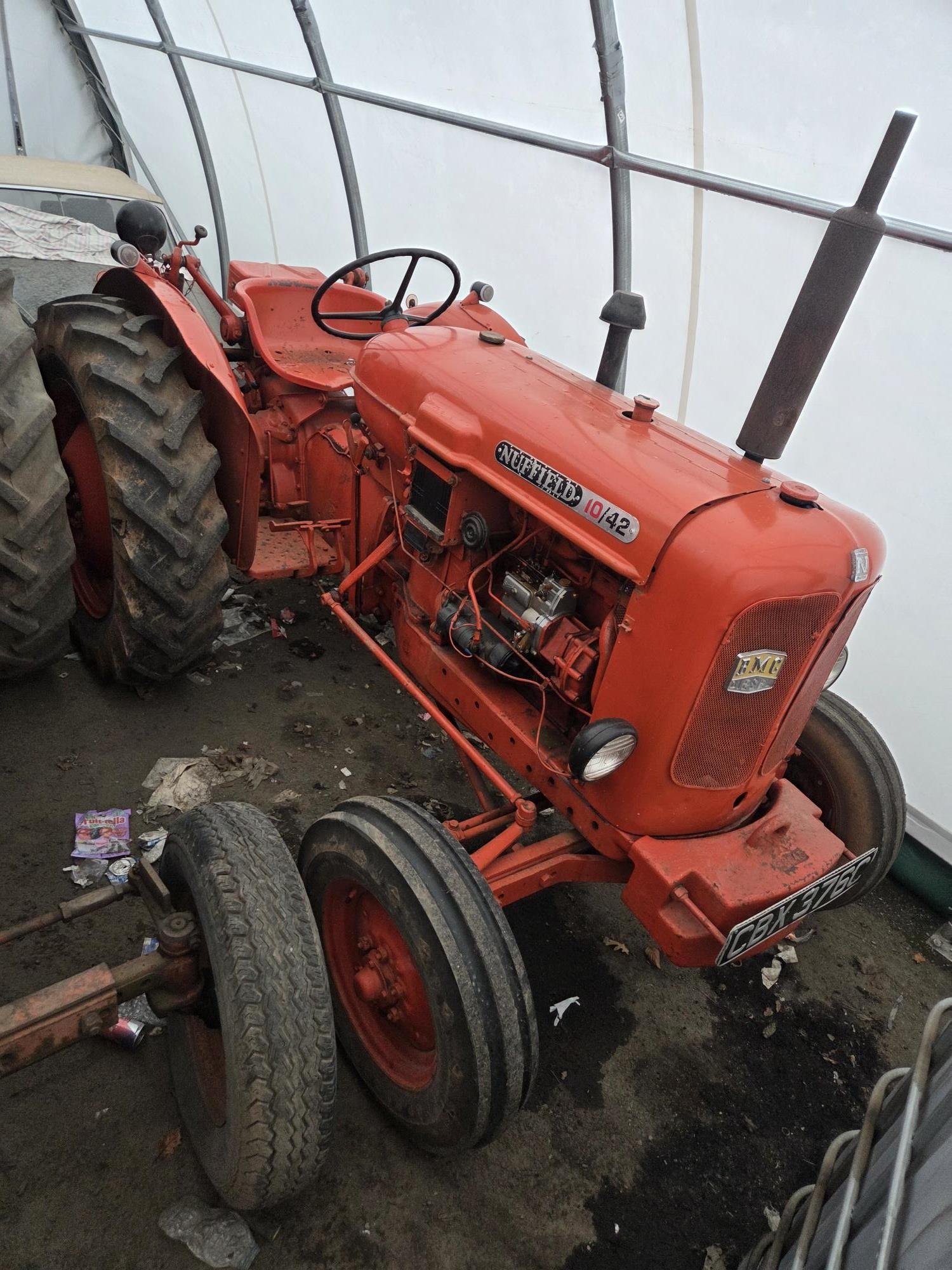 Nuffield 10/42 tractor. Runs and drives well. Brakes need attention ...