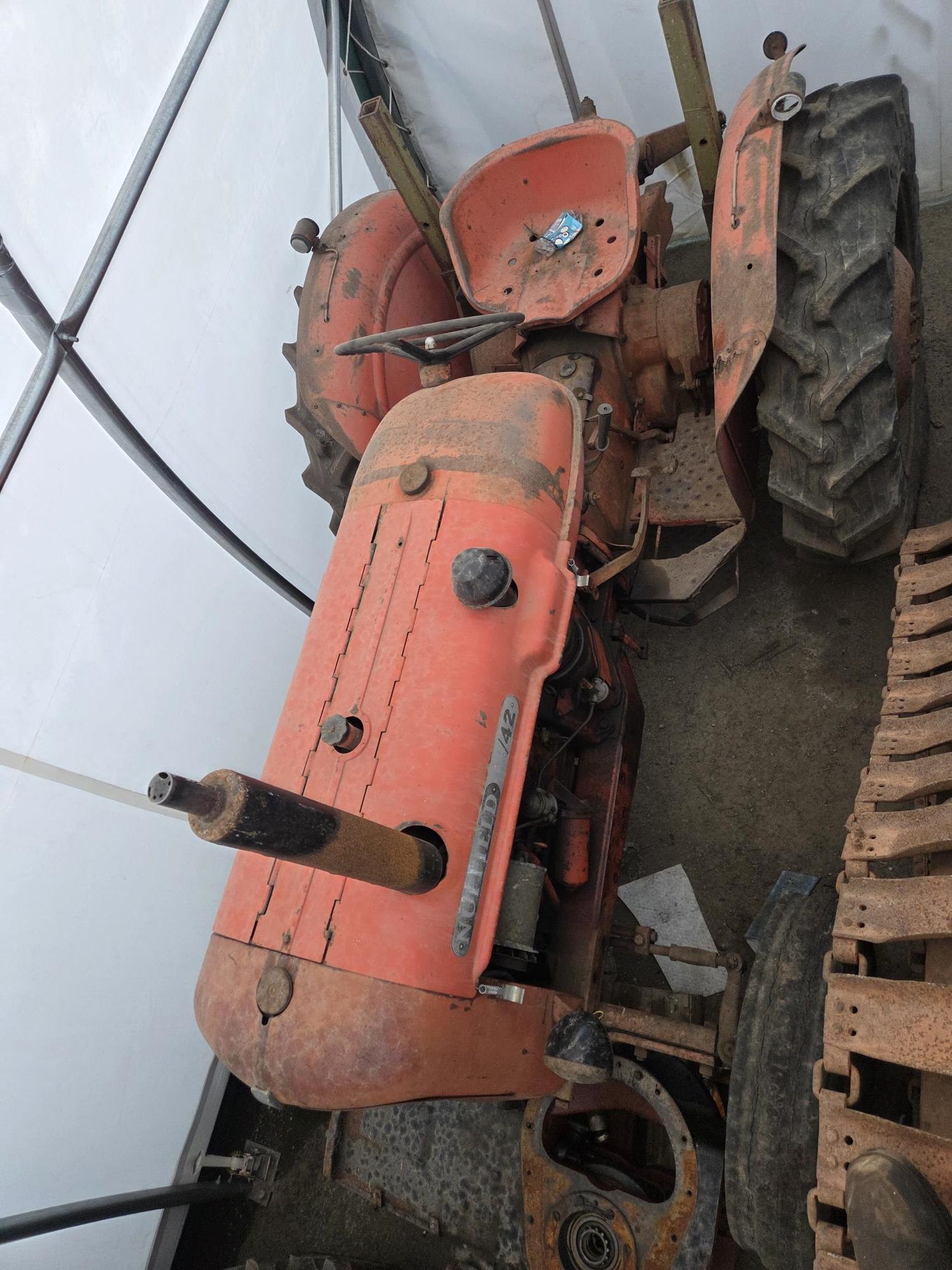 Nuffield 10/42 tractor. Runs and drives well. Brakes need attention ...