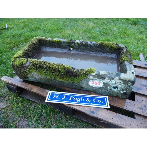 364 - Stone trough 3x2ft