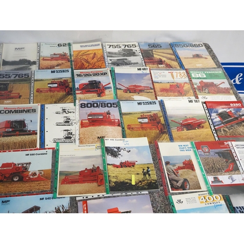 1074 - Massey Ferguson combine brochures - 46
