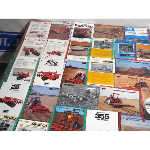 1075 - Massey Ferguson disc harrow implement brochures - 65