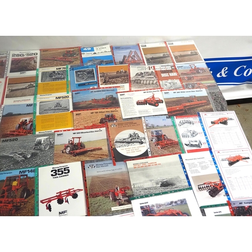 1075 - Massey Ferguson disc harrow implement brochures - 65