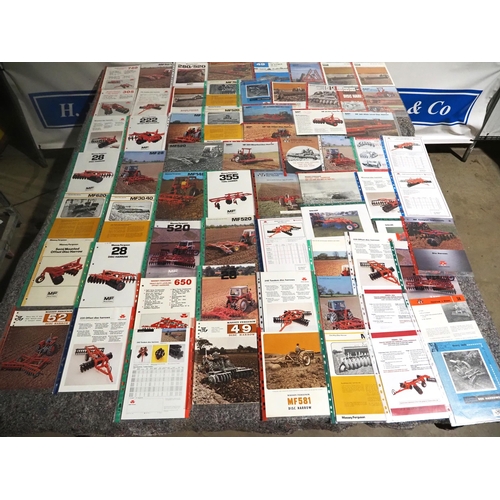 1075 - Massey Ferguson disc harrow implement brochures - 65
