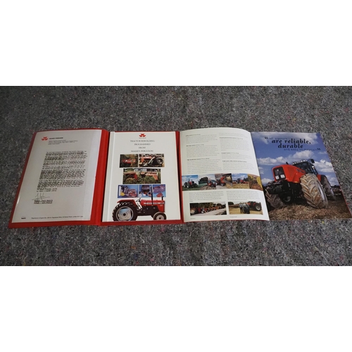 1081 - Massey Ferguson folders and brochures - 2