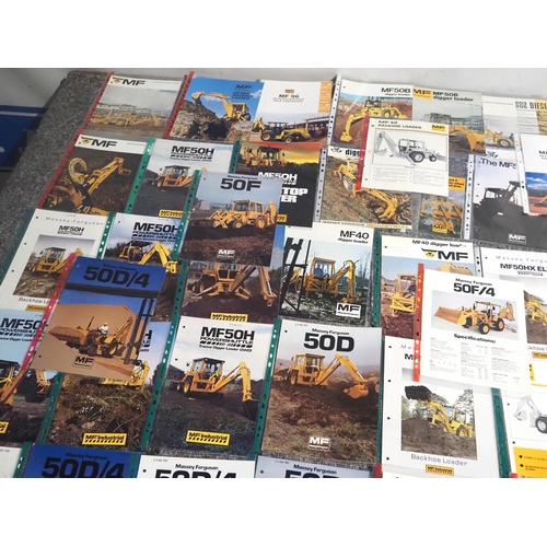 1083 - Massey Ferguson industrial tractor, diggers and loader brochures - 65