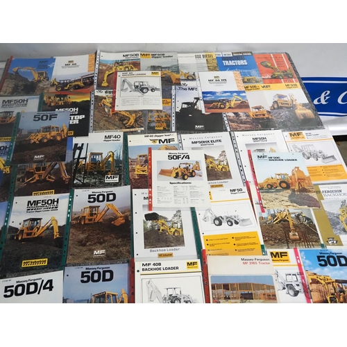 1083 - Massey Ferguson industrial tractor, diggers and loader brochures - 65