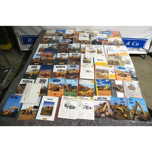 1083 - Massey Ferguson industrial tractor, diggers and loader brochures - 65