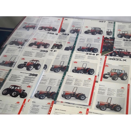 1085 - Massey Ferguson 300 Series tractor brochures and leaflets - 94