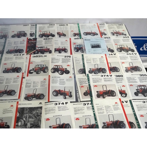 1085 - Massey Ferguson 300 Series tractor brochures and leaflets - 94