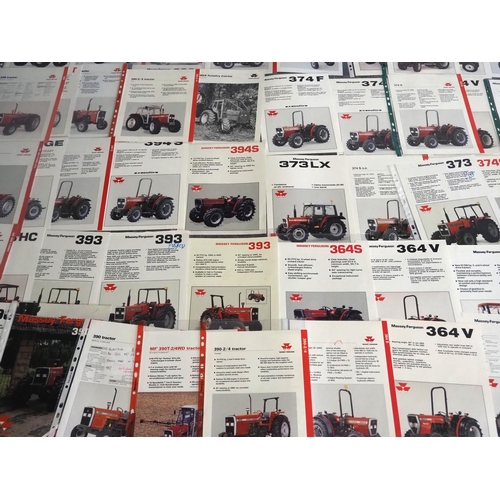 1085 - Massey Ferguson 300 Series tractor brochures and leaflets - 94