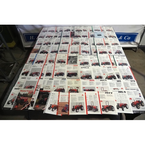 1085 - Massey Ferguson 300 Series tractor brochures and leaflets - 94