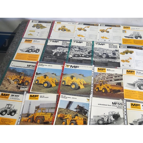 1098 - Massey Ferguson industrial front wheel and 4 wheel drive loaders brochures - 40