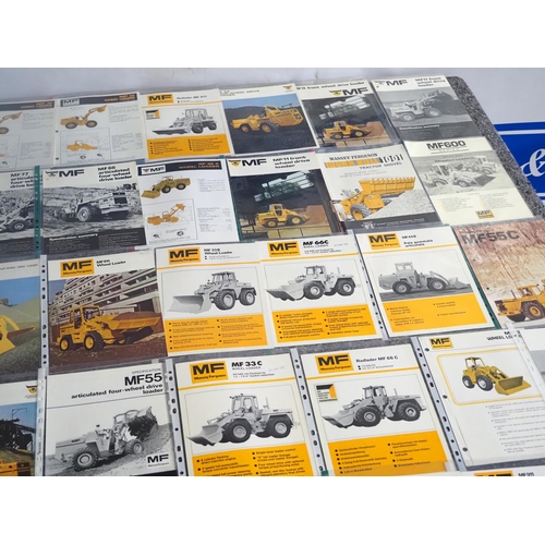 1098 - Massey Ferguson industrial front wheel and 4 wheel drive loaders brochures - 40