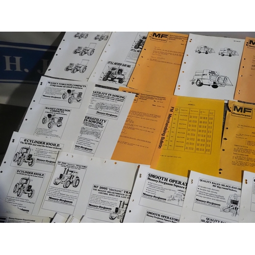 1102 - Massey Ferguson tractor technical information leaflets - 80