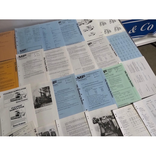 1102 - Massey Ferguson tractor technical information leaflets - 80
