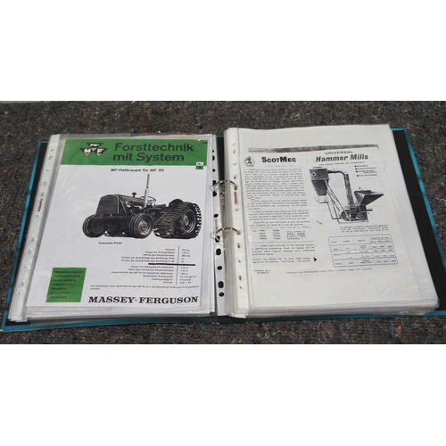 1104 - Various Massey Ferguson literature