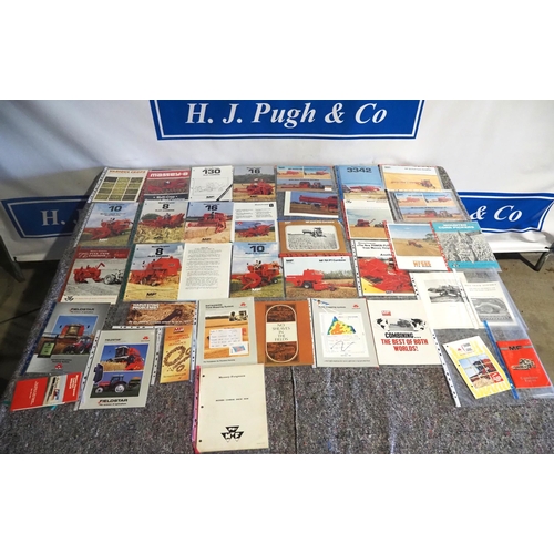 1112 - Massey Ferguson Plot and PTO combine brochures - 37