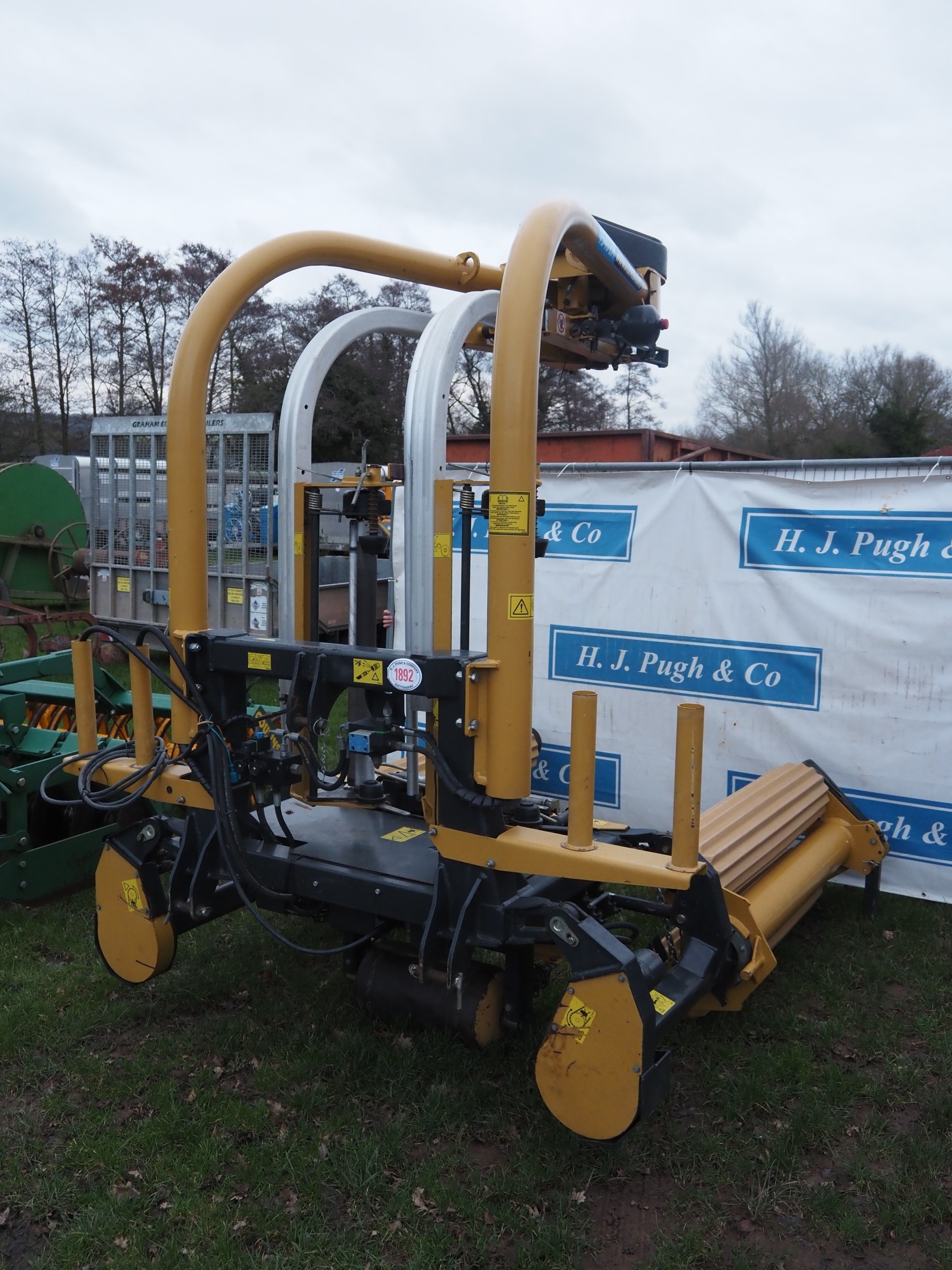Tanco 1540 EH autowrap bale wrapper, round and square, 18000 bales, GWO ...
