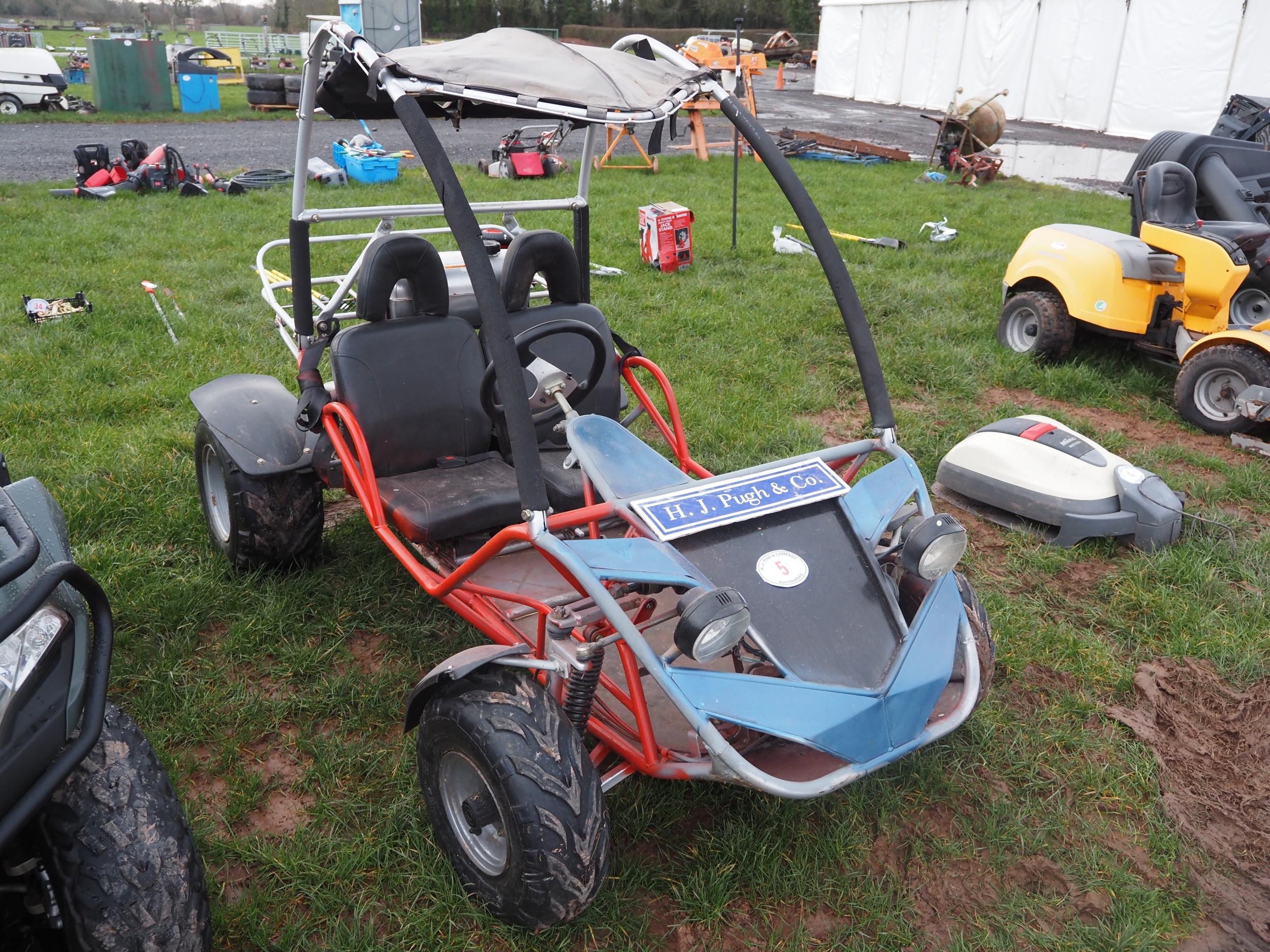 Quadzilla 2 seater buggy. Key and manual in office
