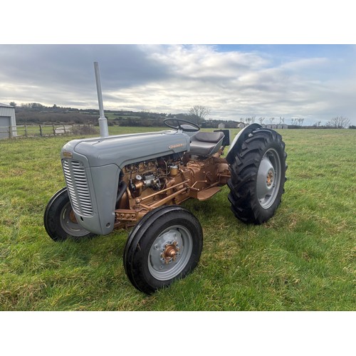 Ferguson FE35 grey and gold diesel tractor, 1957. Engine reconditioned ...