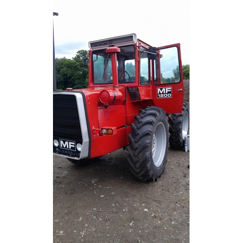 Massey Ferguson 1200 tractor. Showing 5531 genuine hours. Recent full ...
