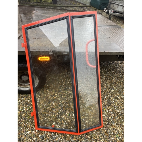 New, professionally manufactured rear window for Same tractor cab. Fits ...