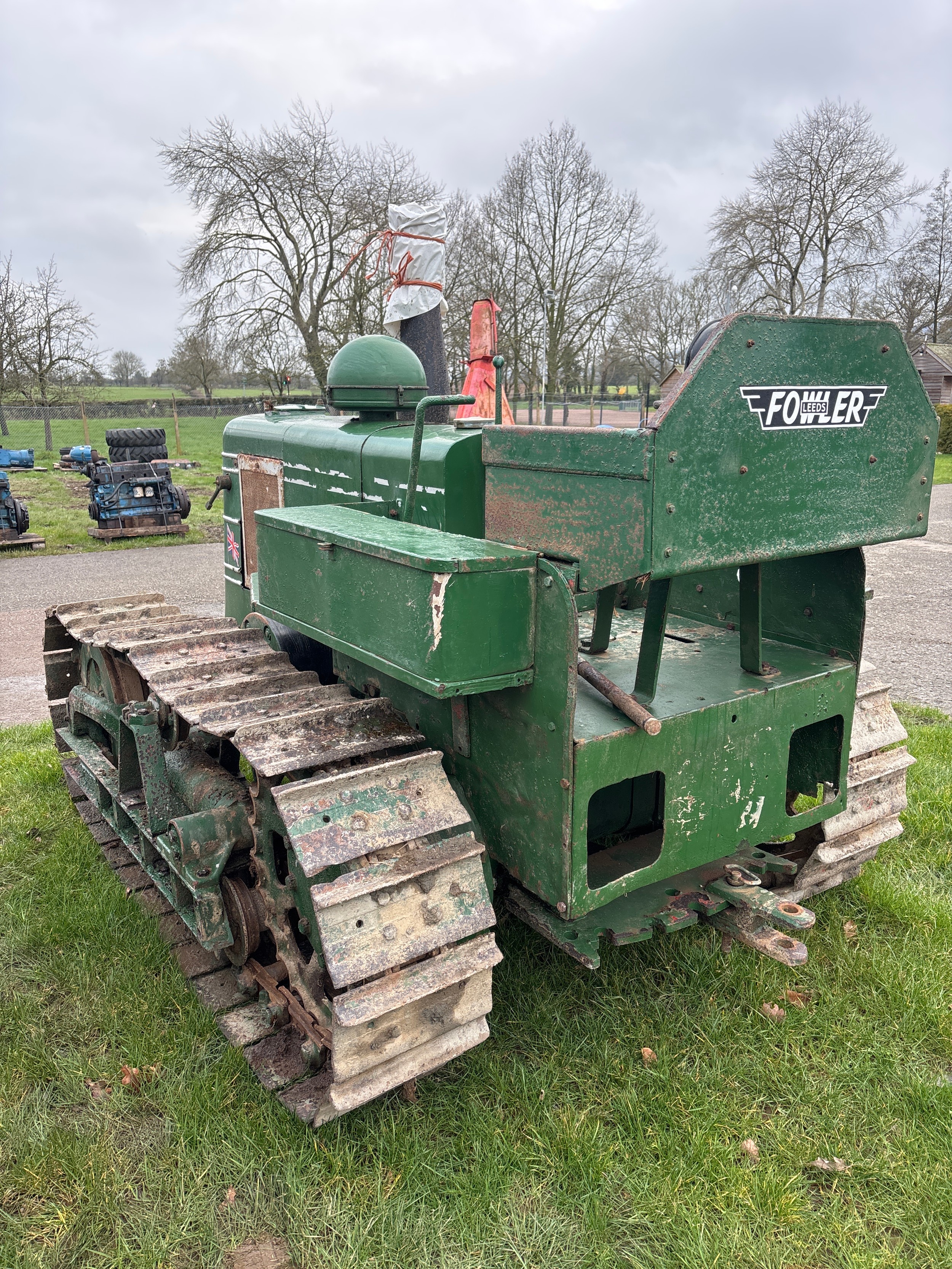 Fowler Mark VF crawler tractor. Starts and runs well. In good working ...