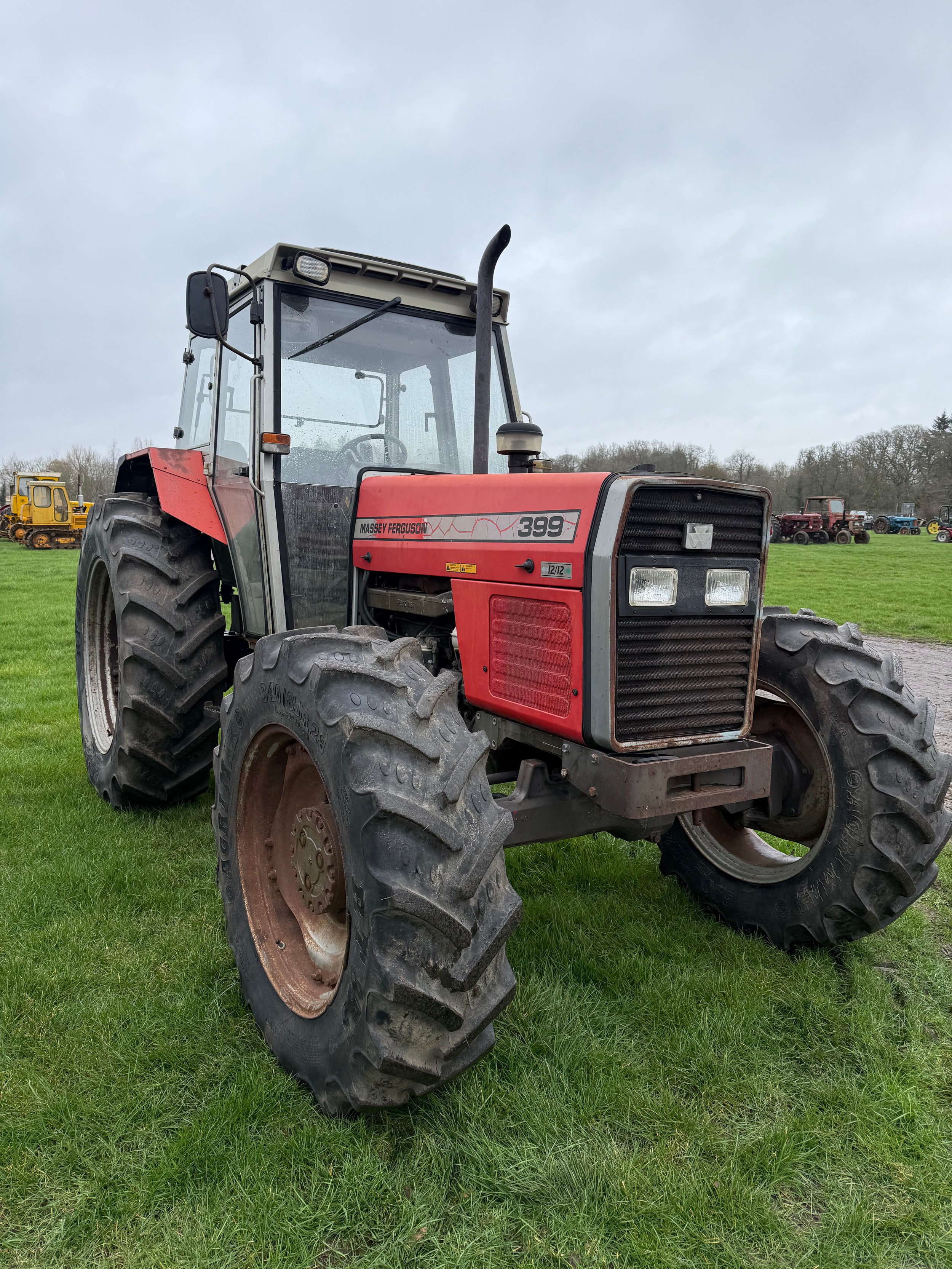 Massey Ferguson 399 4wd tractor. Deceased owner. Runs Reg. L192 GUJ. V5 ...