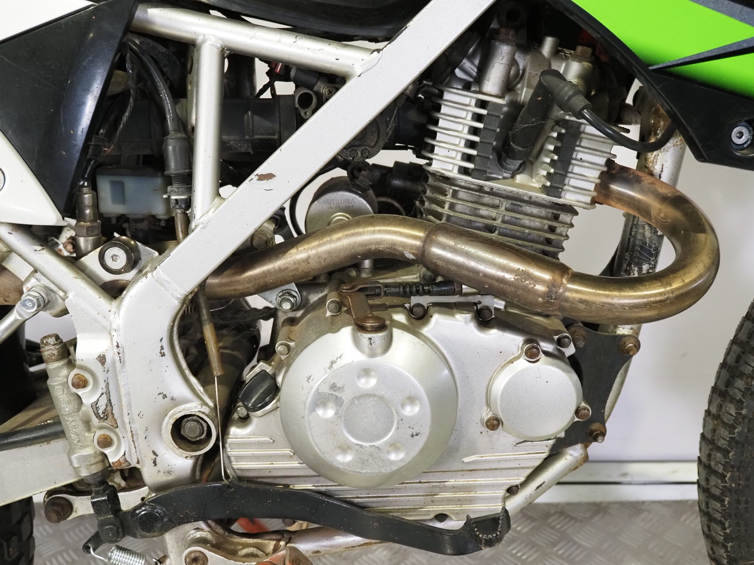 Kawasaki KLX125 motorcycle. 2011. 125cc Frame No. JKALX125CCDA02027 ...