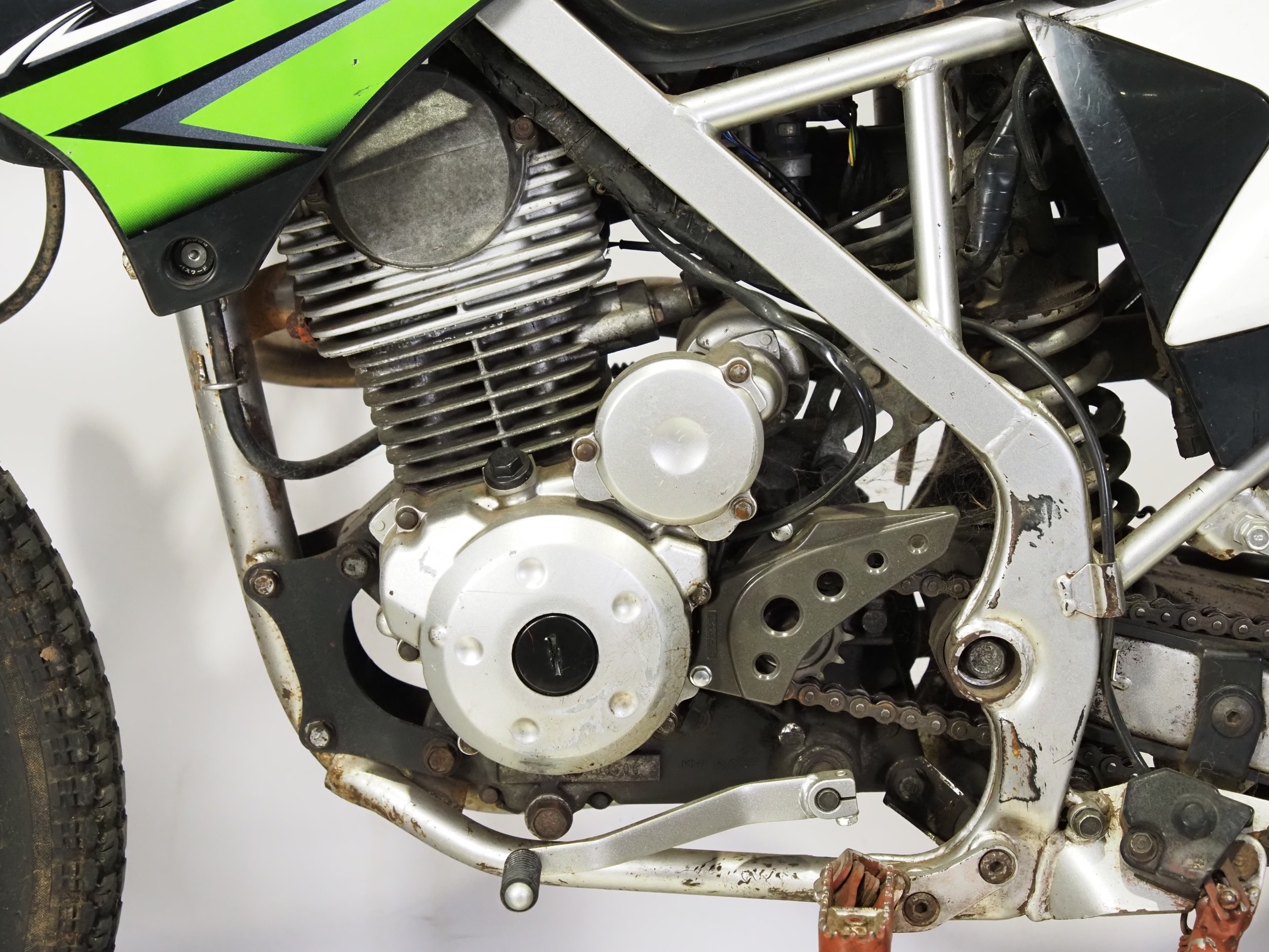 Kawasaki KLX125 motorcycle. 2011. 125cc Frame No. JKALX125CCDA02027 ...
