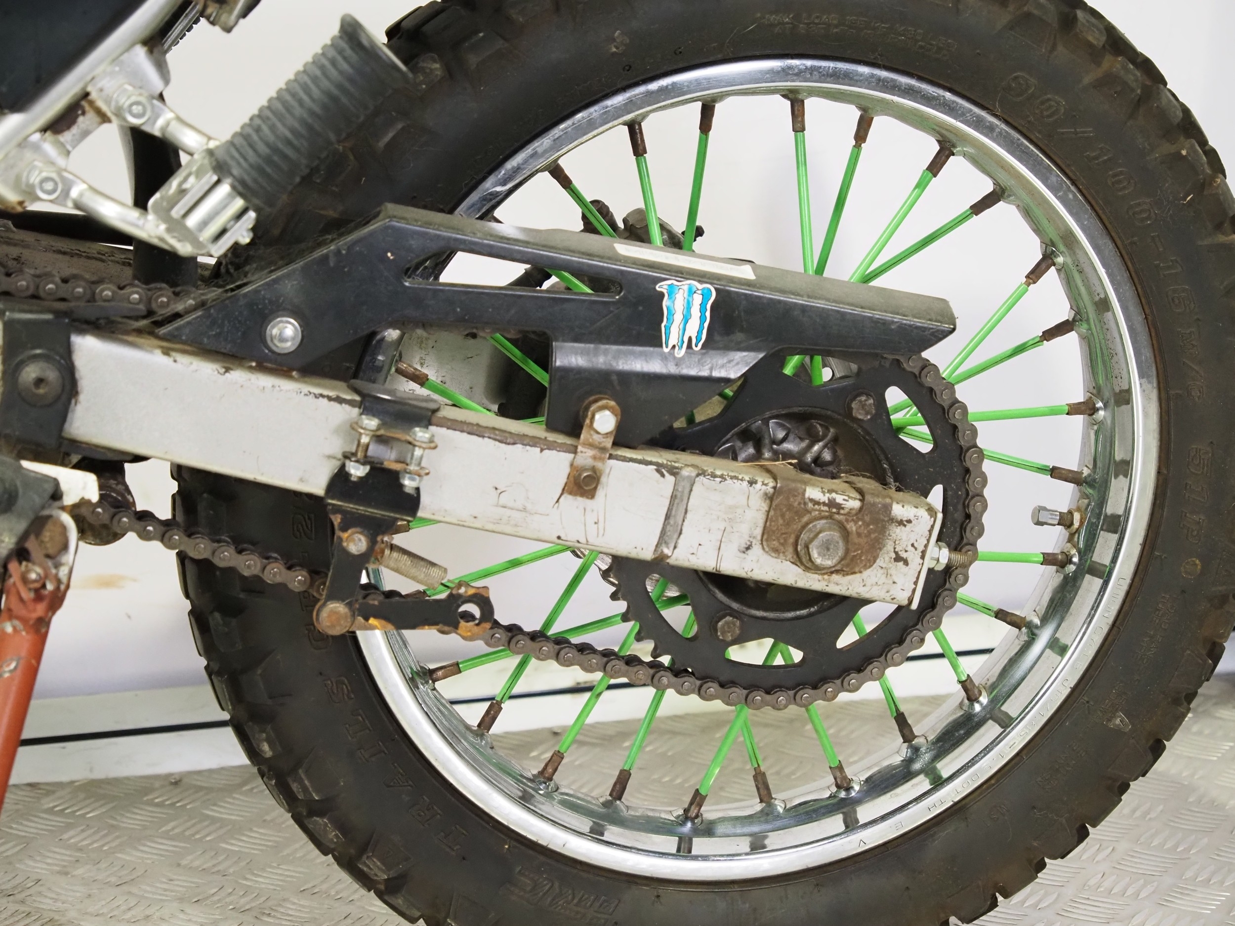 Kawasaki KLX125 motorcycle. 2011. 125cc Frame No. JKALX125CCDA02027 ...