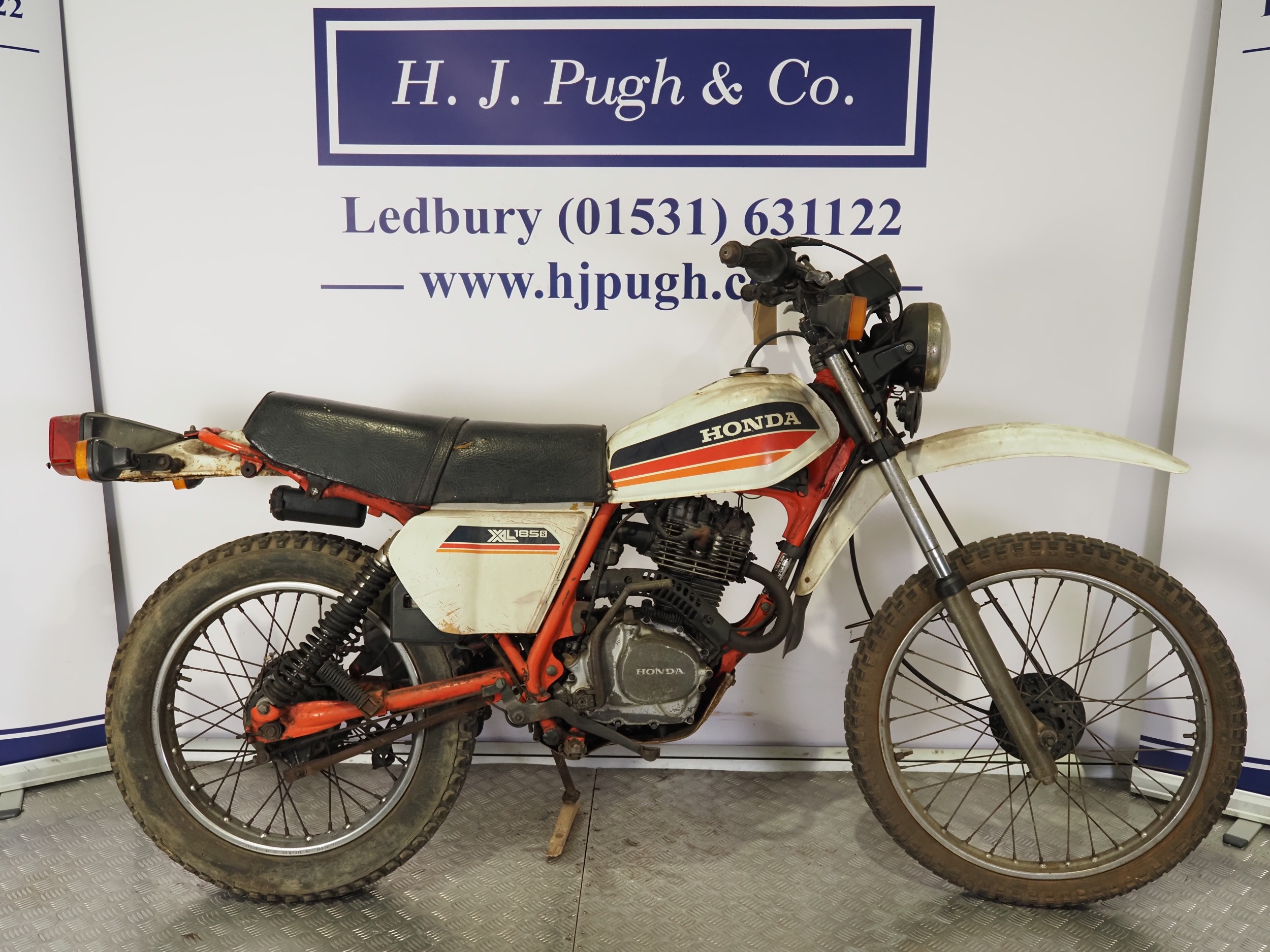 Honda XL185S motorcycle. 185cc Frame No. L185S-5102526 Engine No ...