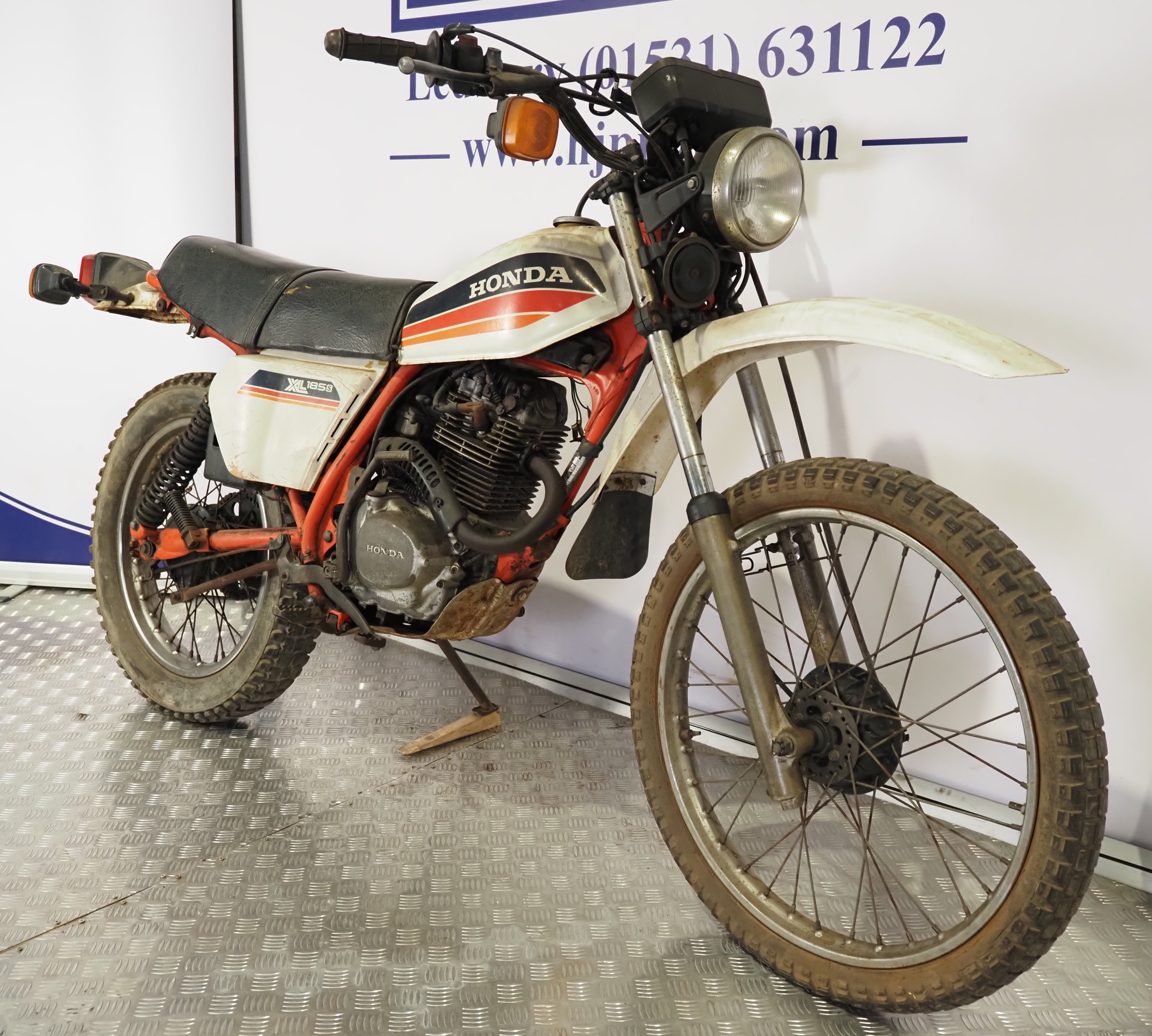 Honda XL185S motorcycle. 185cc Frame No. L185S-5102526 Engine No ...