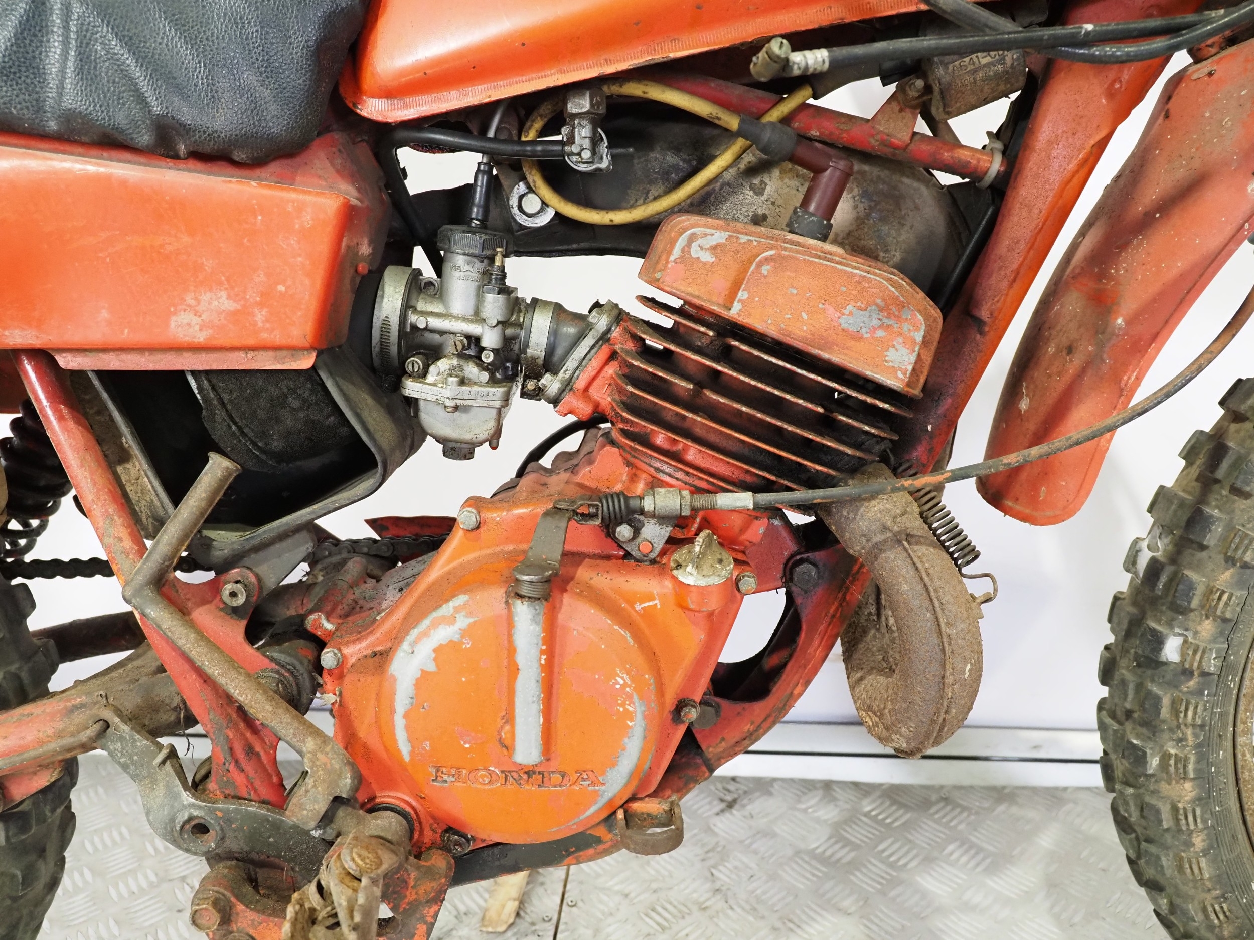 Honda CR80R motorcycle project. 1980. 80cc Frame No. HE02-5012223 ...