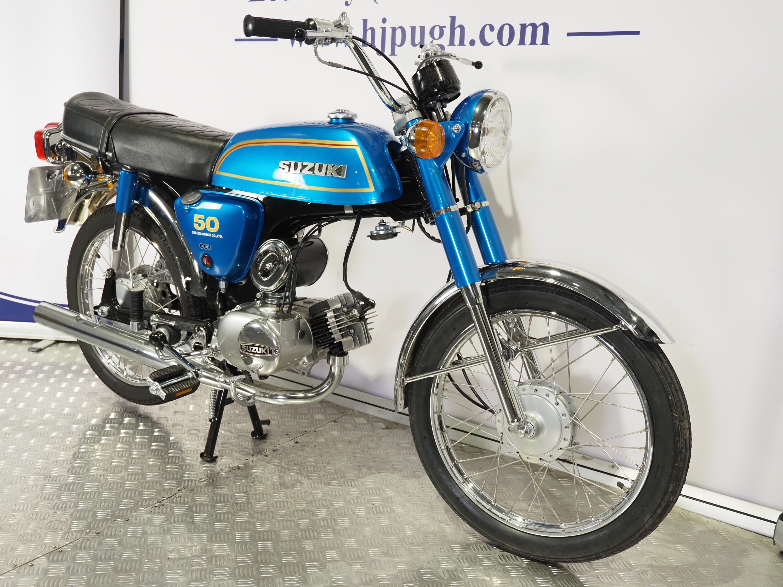 Suzuki AP50B motorcycle. 1977. 49cc Frame No. A50P 45778 Engine No. A50 ...