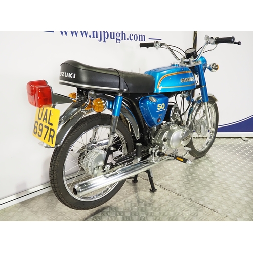 Suzuki AP50B motorcycle. 1977. 49cc Frame No. A50P 45778 Engine No. A50 ...