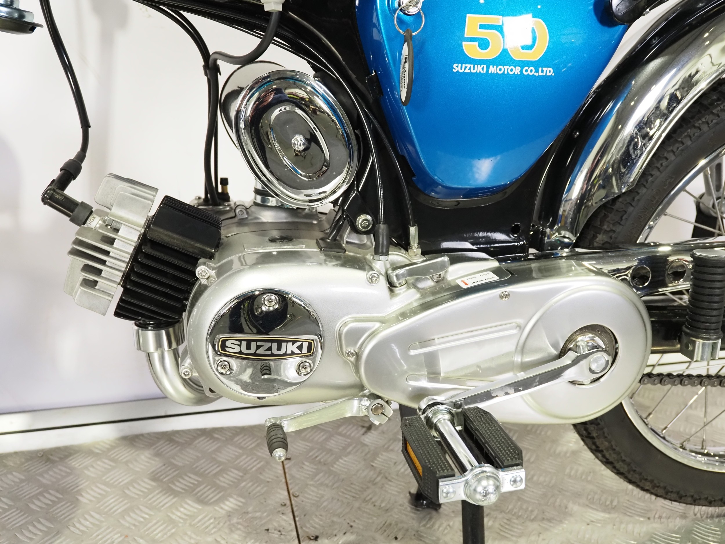 Suzuki AP50B motorcycle. 1977. 49cc Frame No. A50P 45778 Engine No. A50 ...