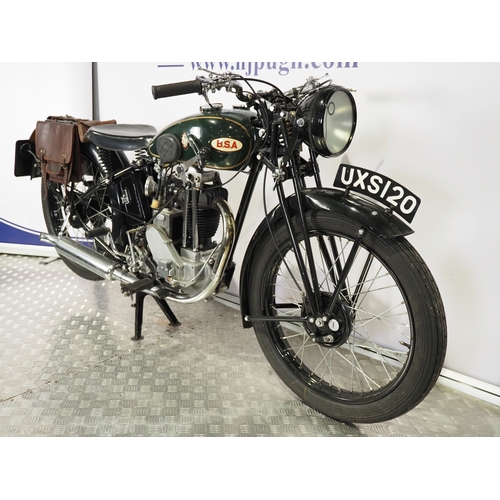 BSA model B35-2 motorcycle. 1935. 249cc Frame No. E1 3205 Engine No. E2 ...