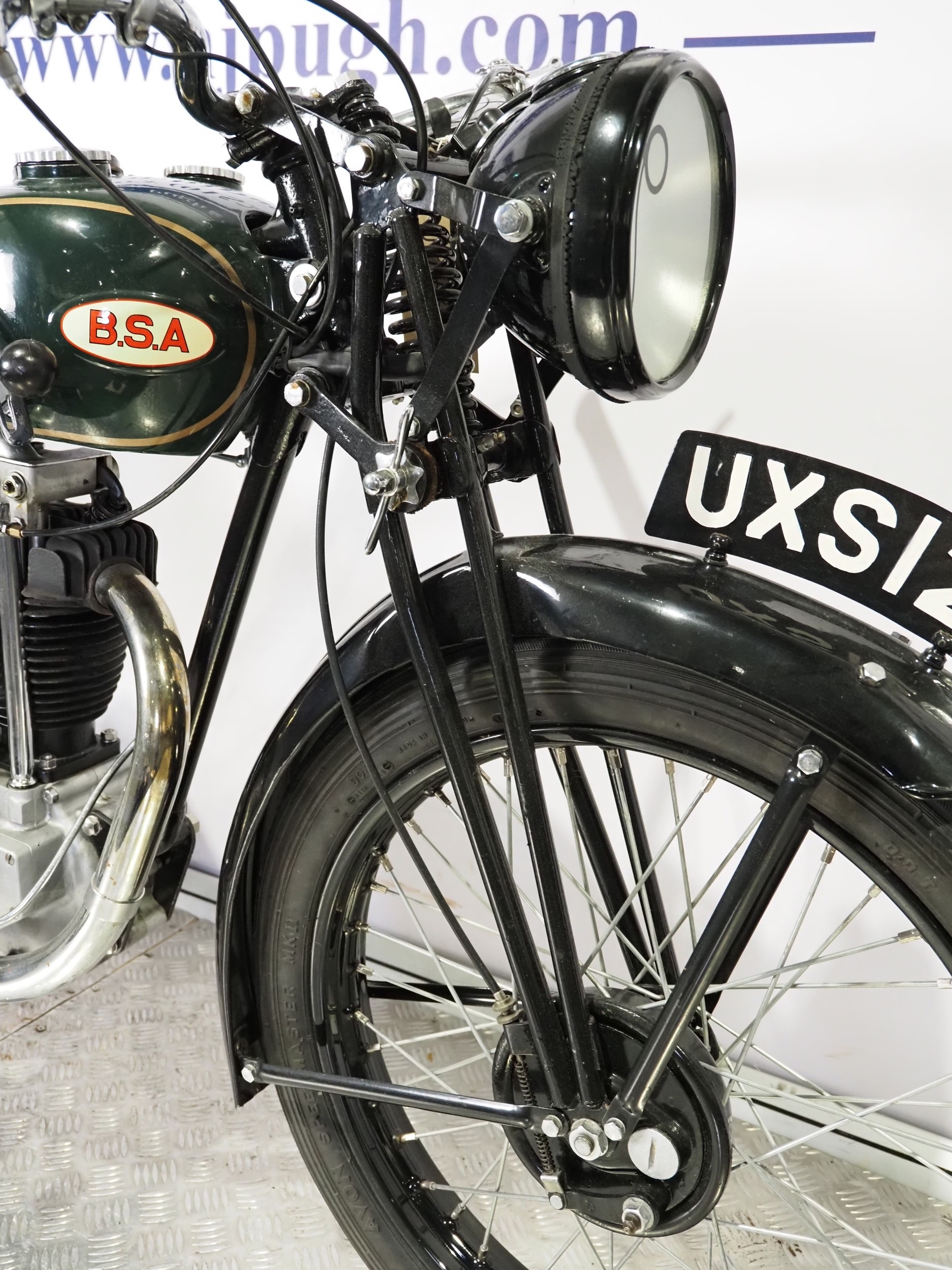 BSA model B35-2 motorcycle. 1935. 249cc Frame No. E1 3205 Engine No. E2 ...